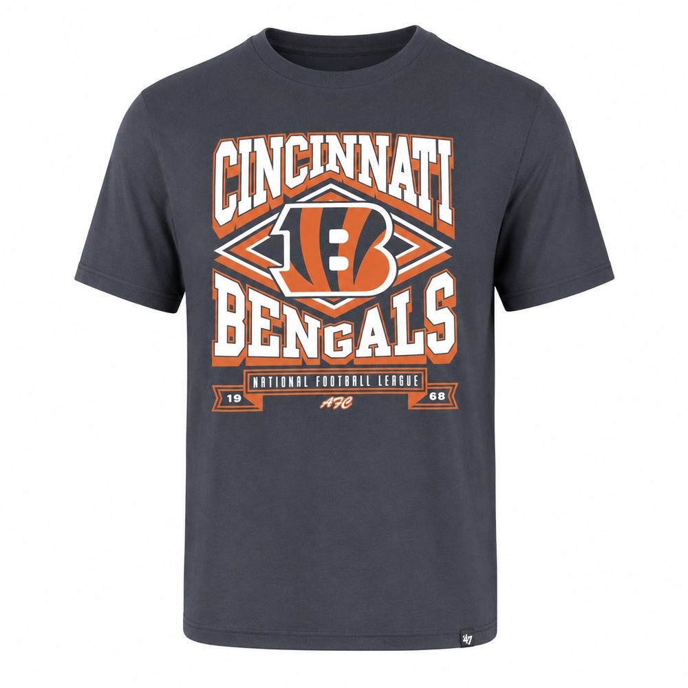 Cincinnati Bengals NFL Mens Large‎ black Graphic T-Shirt NWT football streetwear